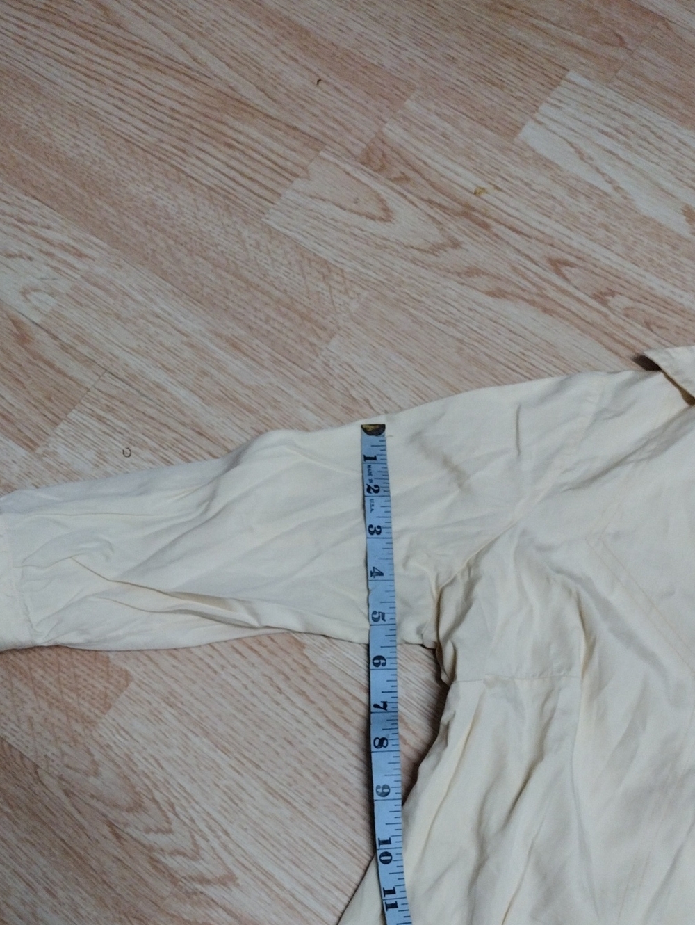 Vintage Cotton Cream Blouse - Picture 8 of 12